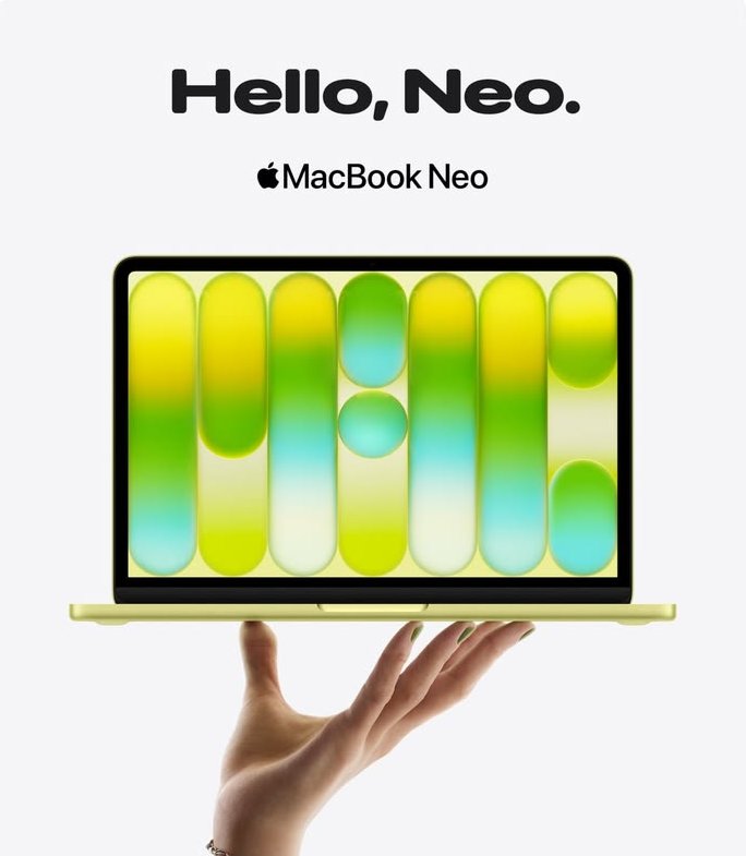 Apple 2026 MacBook Neo 13-inch Laptop with A18 Pro chip