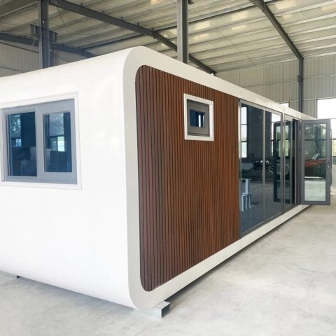 Waterproof and Windproof Apple Cabin Prefab Home Insulated for All Seasons Use