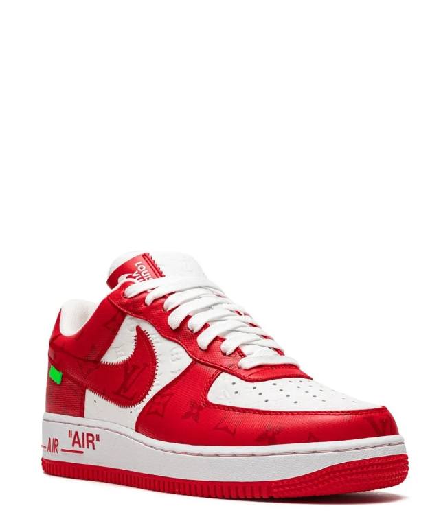Nike x Louis Vuitton Air Force 1 Low "Virgil Abloh - White/Red" sneakers