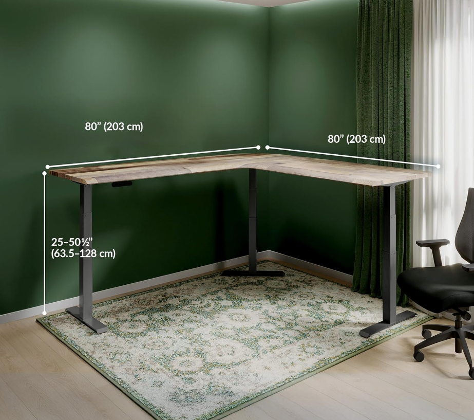 Vari ComfortEdge 80x80 L-Shape Electric Standing Desk
