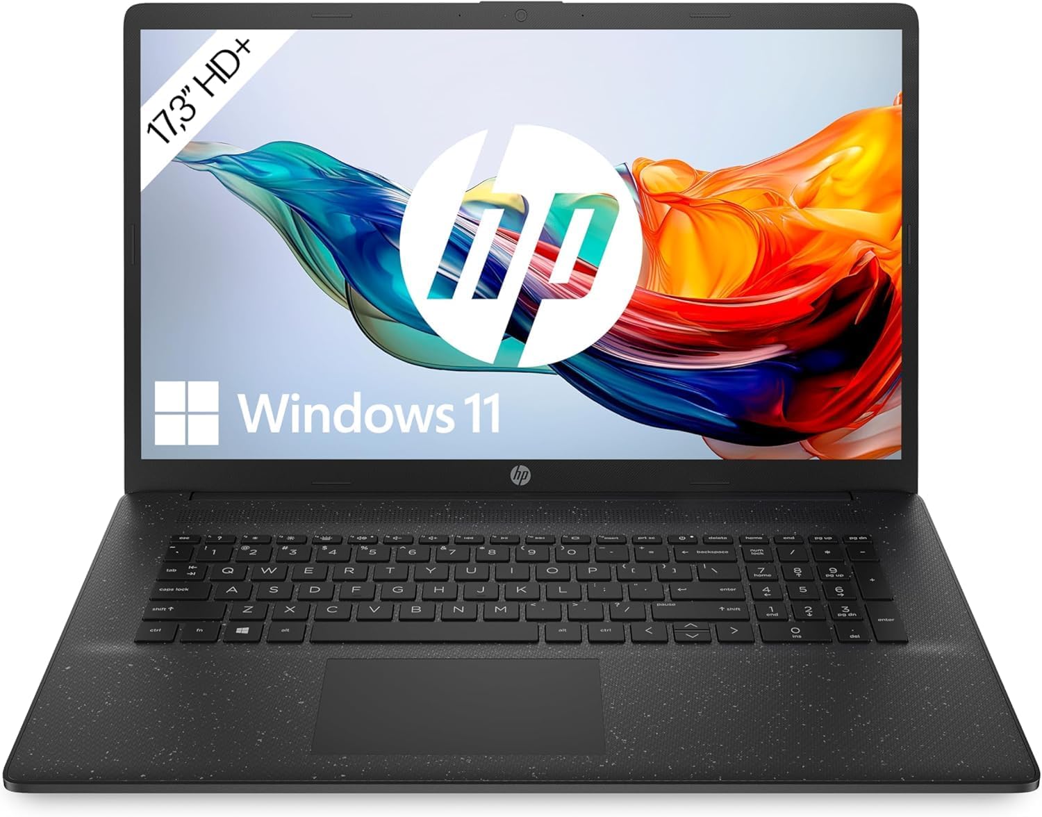 HP Laptop with 17.3" HD+ Display, Intel Celeron N4500120, 8GB DDR4 RAM, 256GB SSD