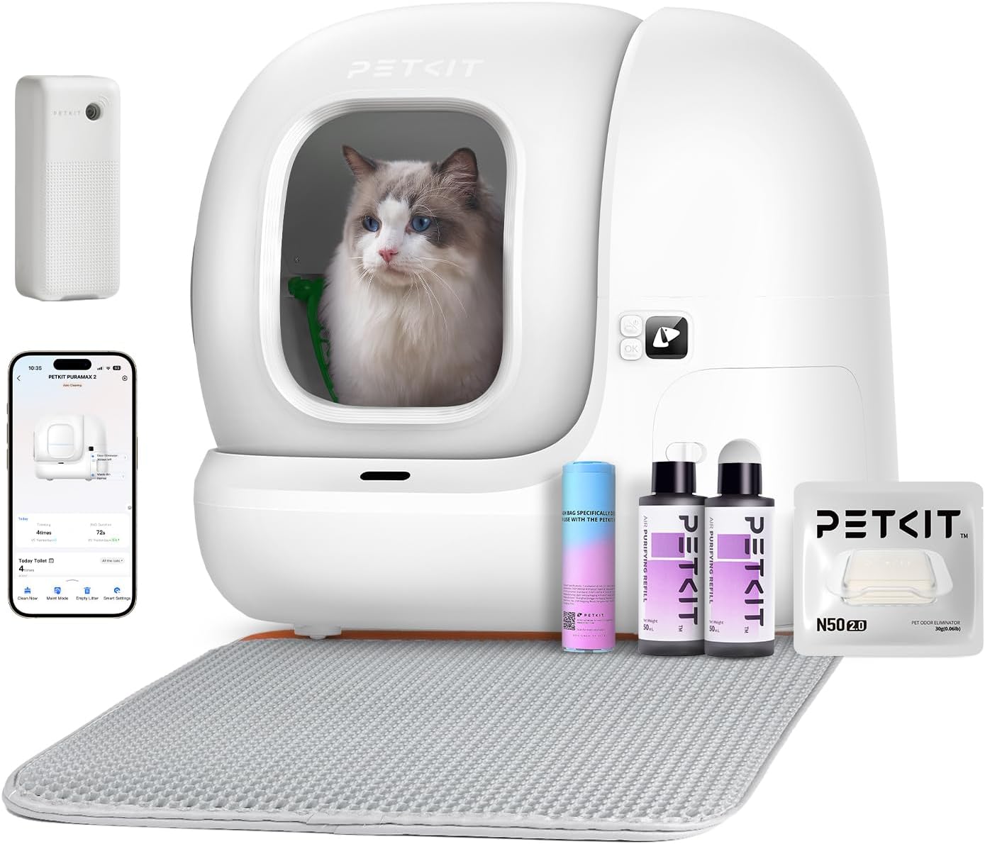 PETKIT Pura Max 2 Self-Cleaning Cat Litter Tray