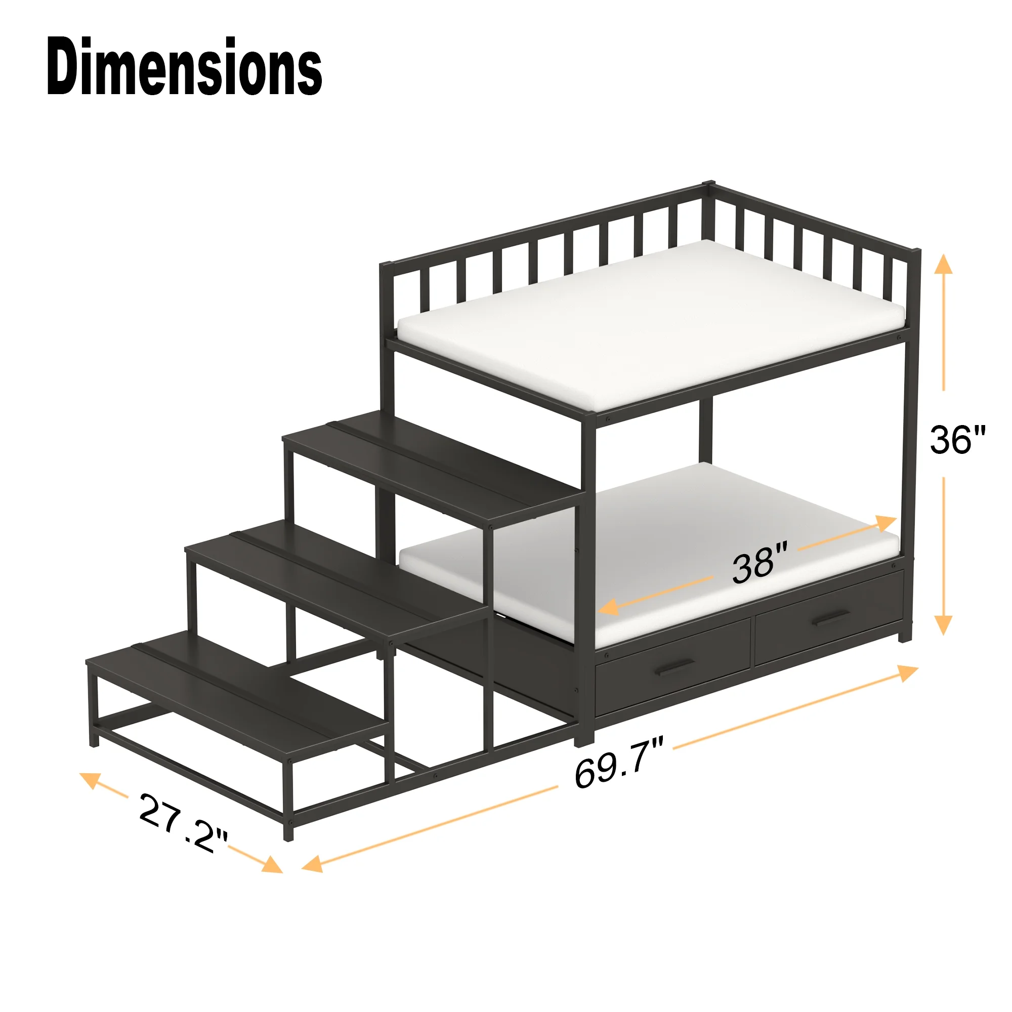 GDLF Dog Bunk Beds for Large Dogs